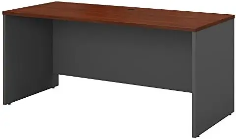 

C Office Desk, 60W x 24D, Mocha Cherry