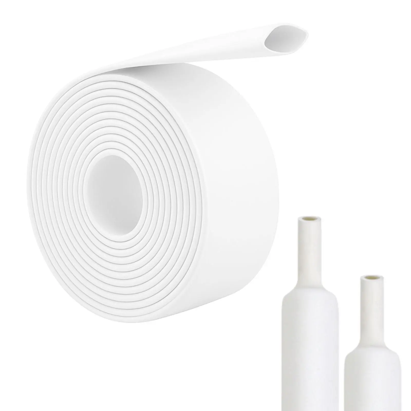 

Термоусадочная трубка белая 3:1 PE 1 штука