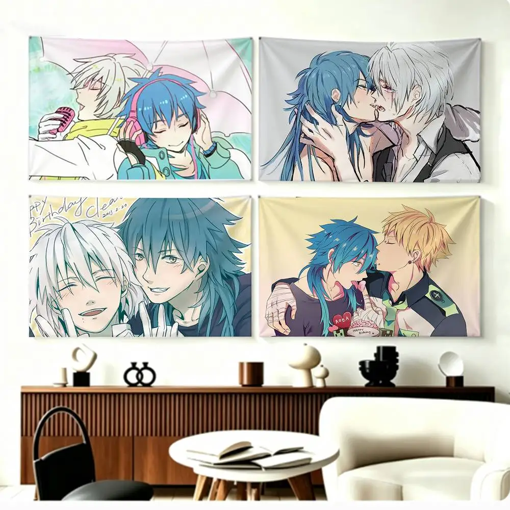 Фото Флаг-баннер COOL D-DRAMAtical Murder Clear Aoba для декора стен, спальни, дома и улицы №1