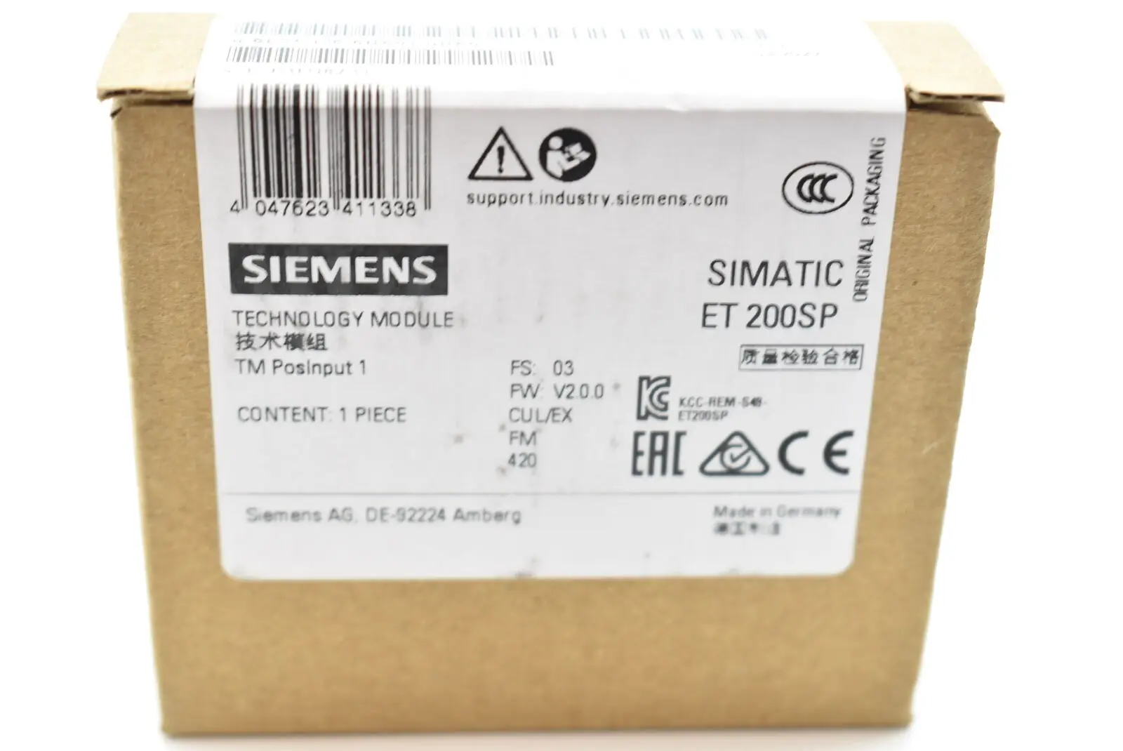 

Совершенно новый Siemens 6ES7138-6BA01-0BA0 6ES7138 6BA01 0BA0