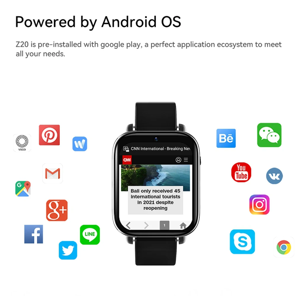Смарт-часы LEMFO Z20 мужские Android 9 LTE 4G IP68 4 Гб ОЗУ 128 ПЗУ GPS |