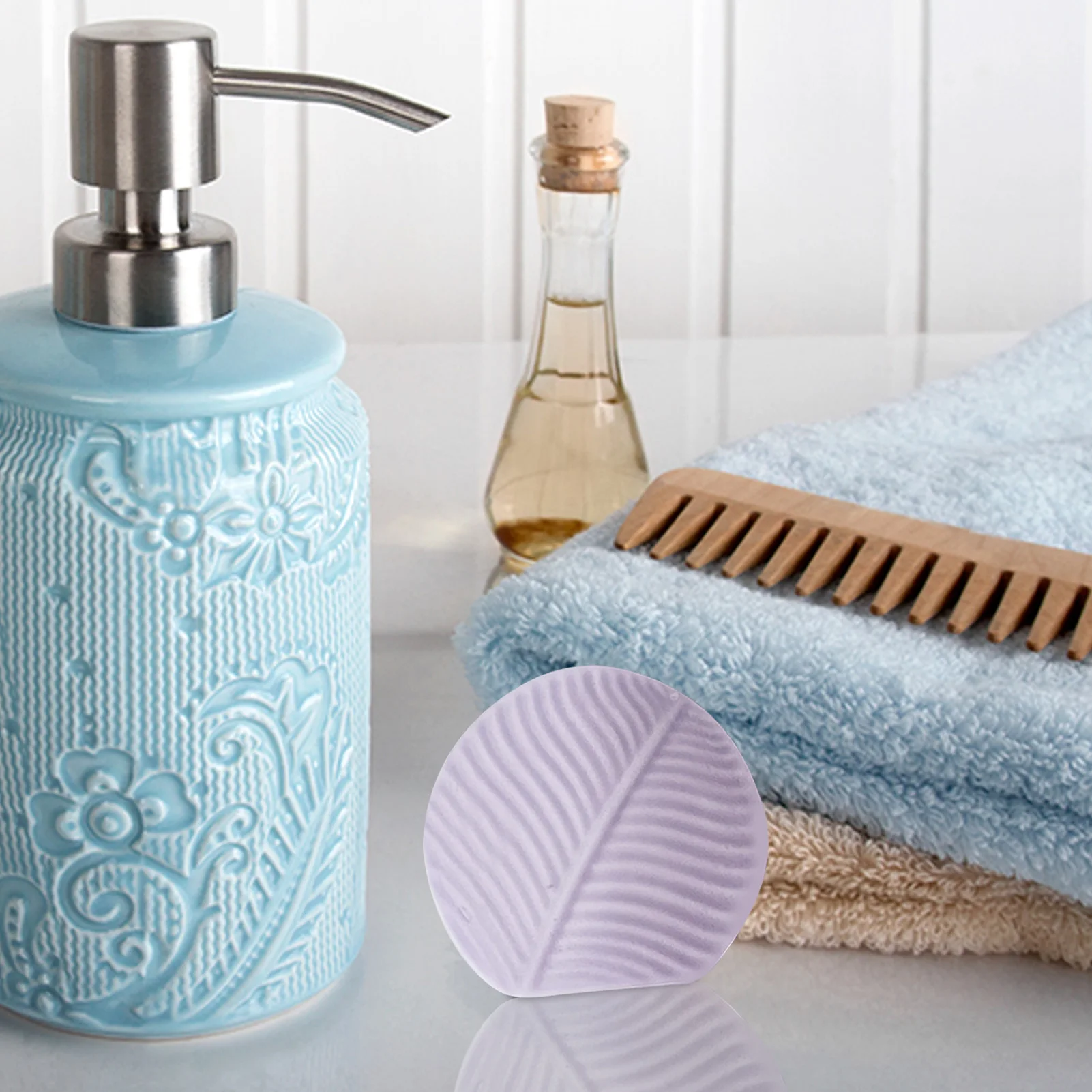 

Silicone Mold Leaf Shape Candle Molds For Candle Making 3D Silicone Mould For Making Soap Aromatherapy Candle Candy Chocolate