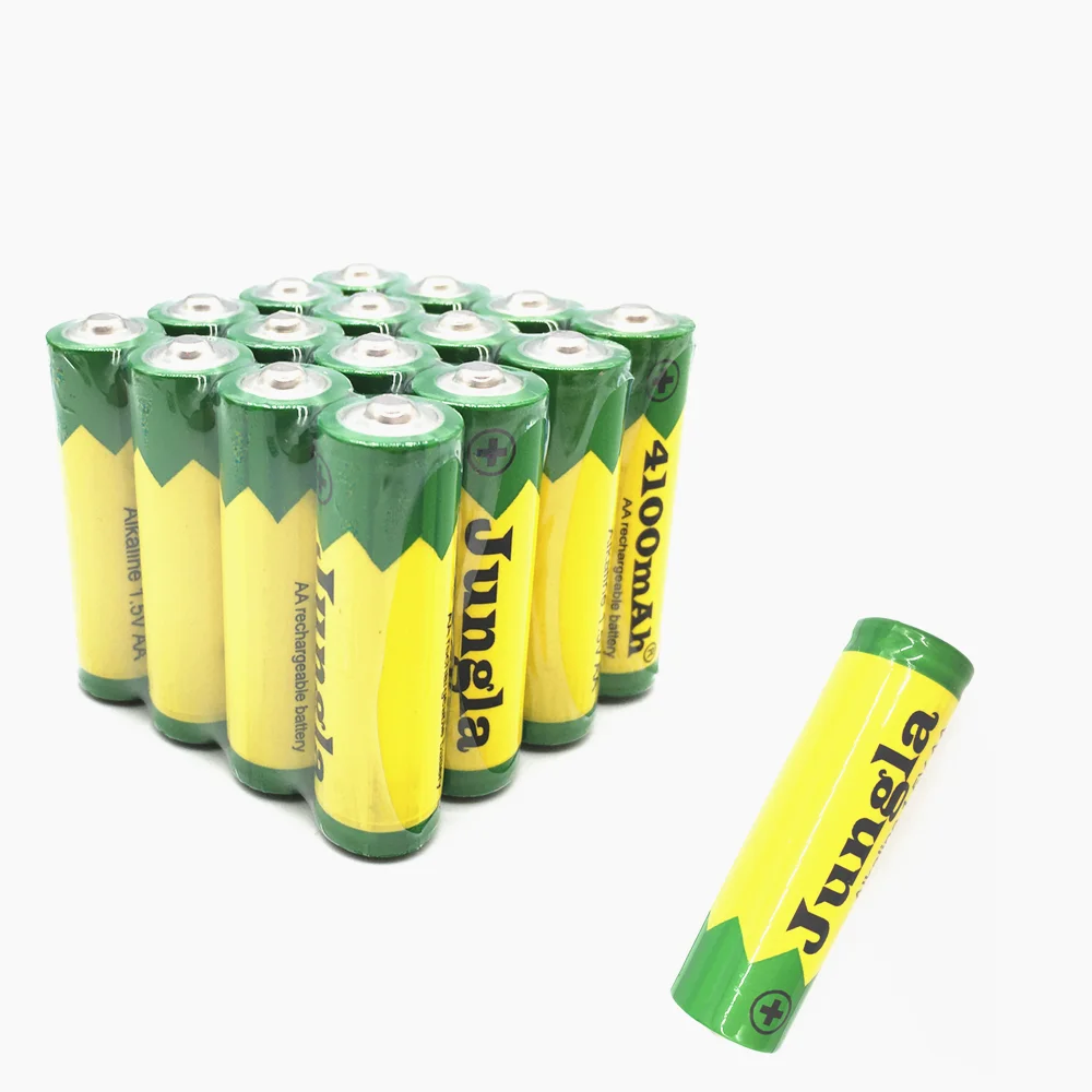 Новинка 2021 2-20 шт. 1 5 в AA Аккумуляторная батарея 4100 мАч фонарь Рика игрушек часы MP3