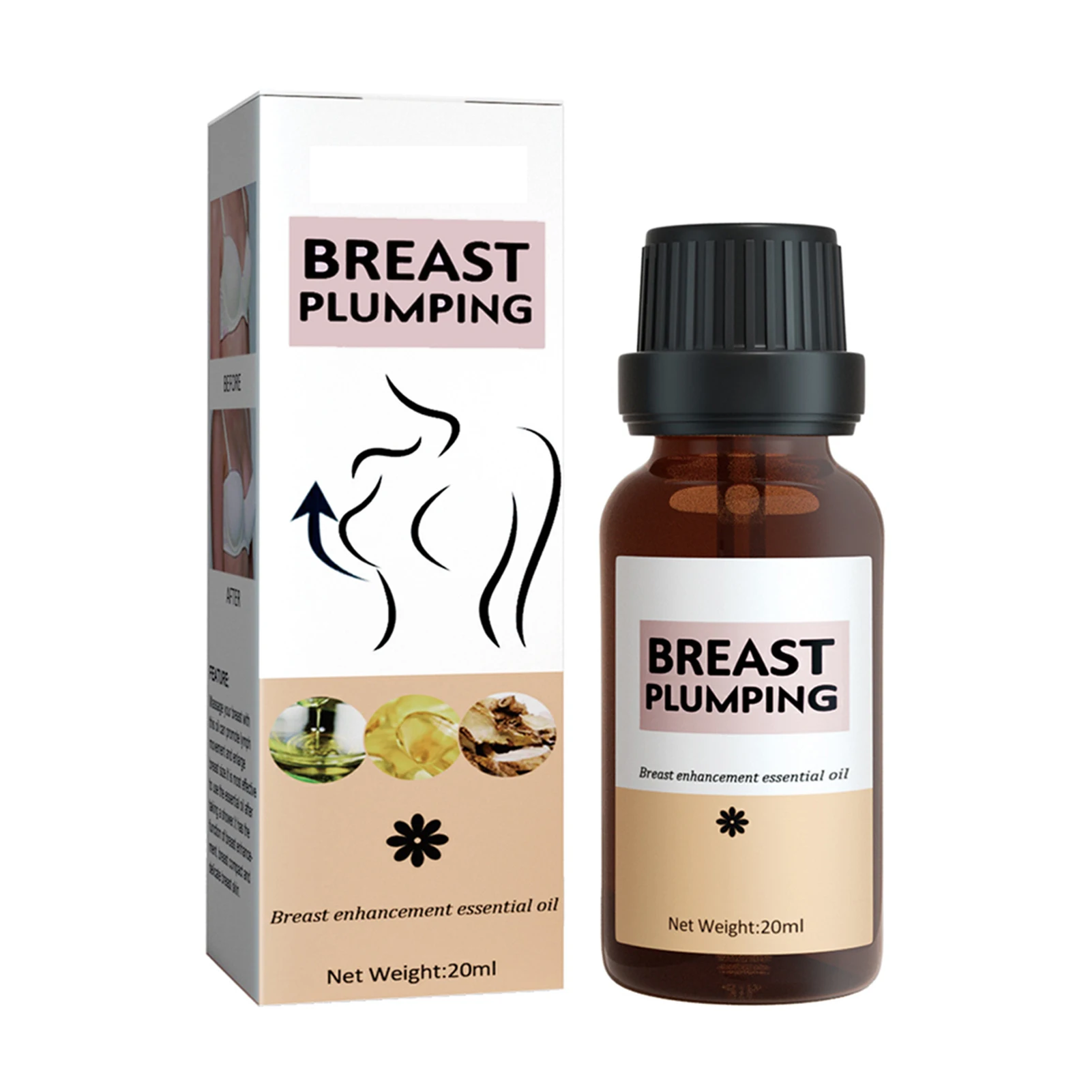 

Breast Enhancement Massage Essentials Oil Natural Ingredients Breast Enchance Oils For Larger Fuller Breast Massage Care