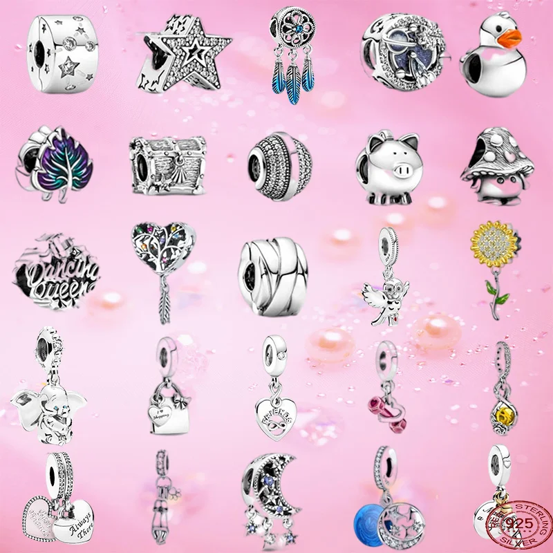 

Женские летние бусины-шармы «животные» из серебра 925 пробы