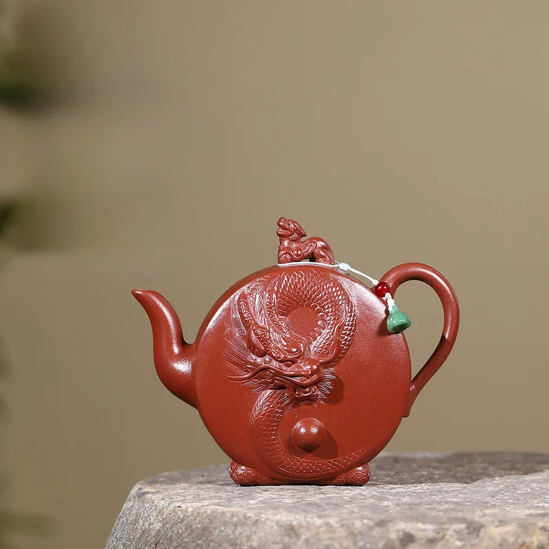 

Фиолетовый глиняный чайник Dragon Pot 400 мл