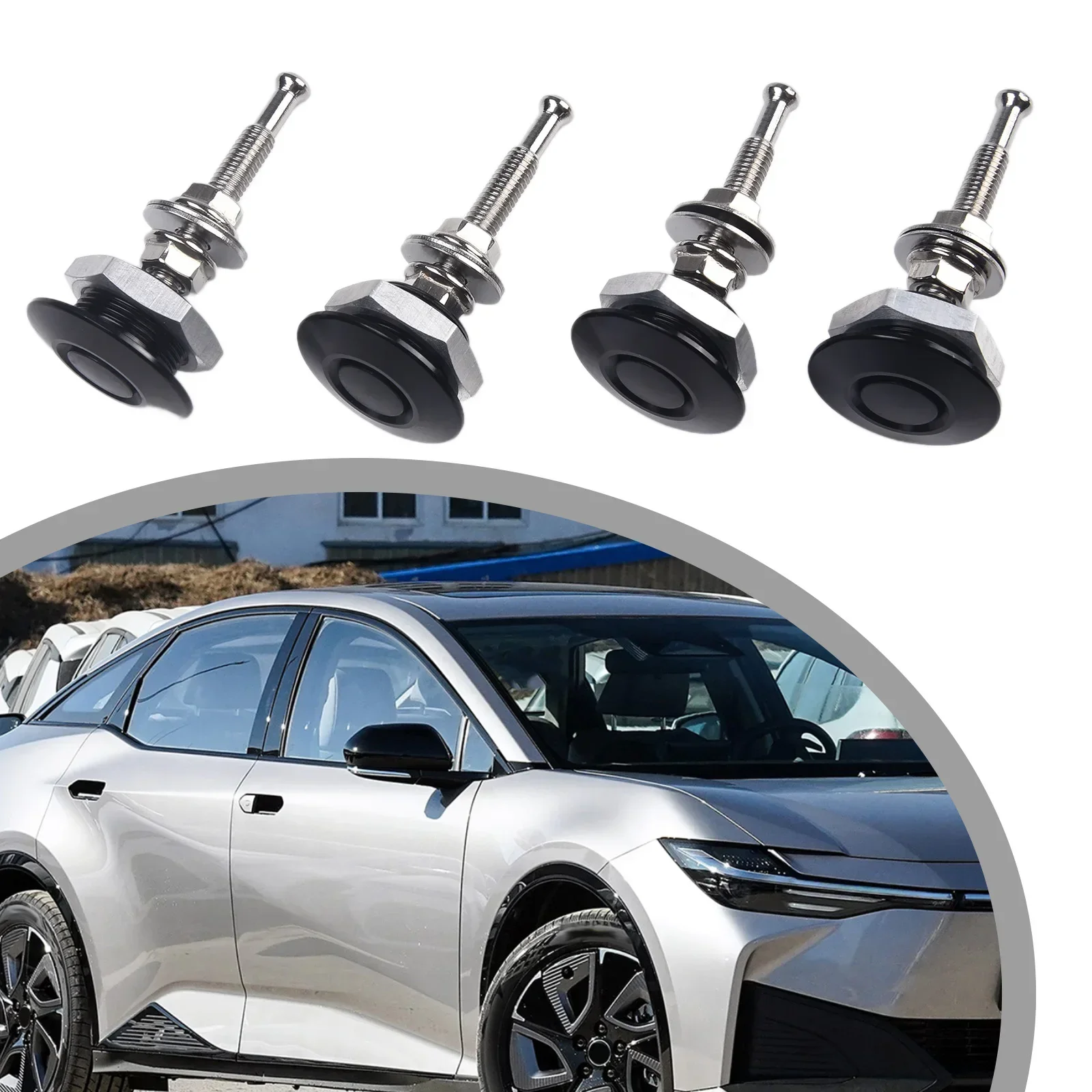 4 шт. комплект быстроразъемных креплений для алюминиевого бампера 30 мм тип кнопки