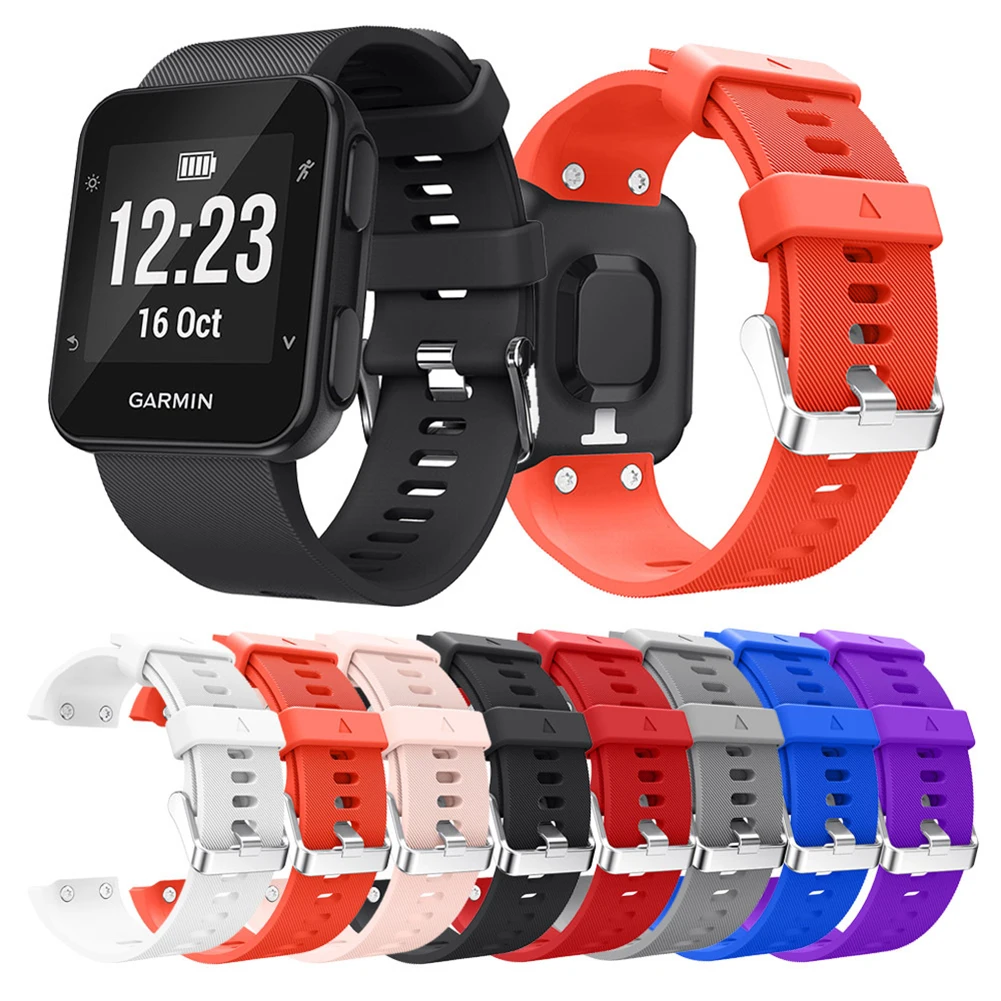 

Быстросъемный силиконовый ремешок для наручных часов Garmin Forerunner 35/30, сменный силиконовый браслет для умных часов