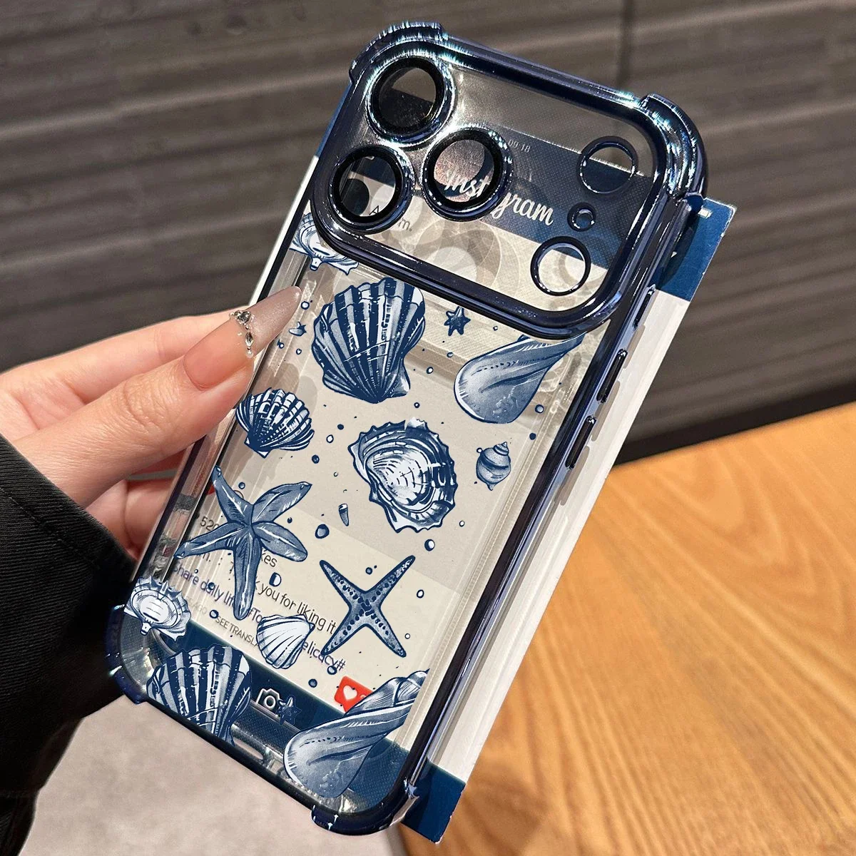 Фото Противоударный чехол с цветочным узором и морскими ракушками для Xiaomi Note 15 14 13 Pro Plus 5G 12 4G Redmi 15C 15 15A 14C 12C 10C №5