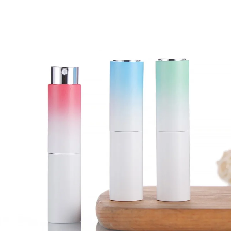

8ML Portable Leak Proof Spray Bottle For Women Men Green Gradient Perfume Atomizer Bottles Mini Refillable Empty Sprayer