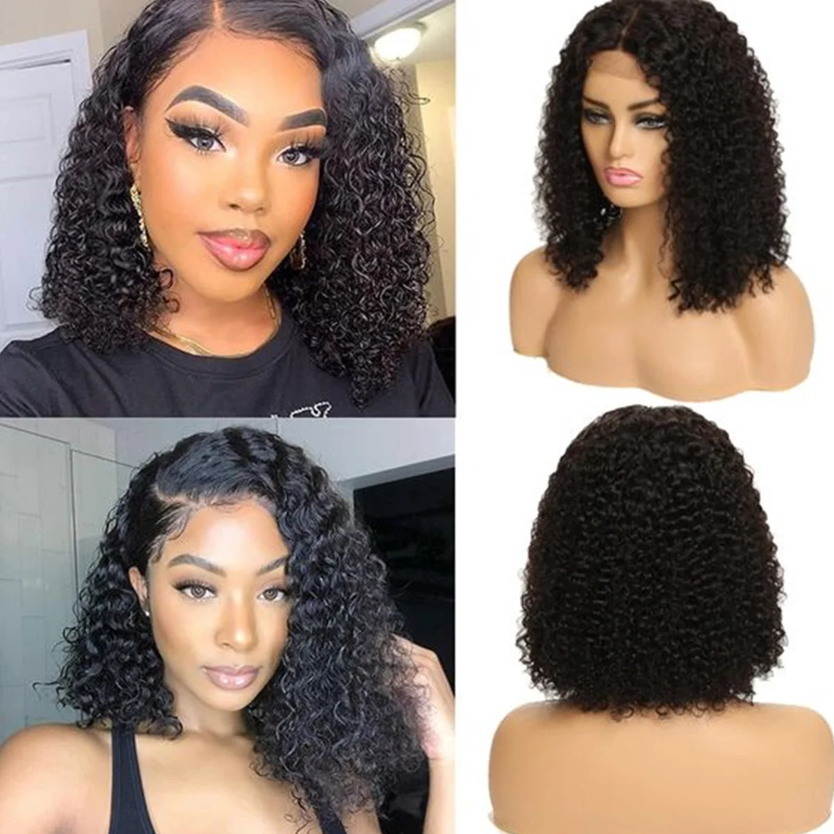 UNIKY 13x4 Фронтальный парик с глубокими волнами прозрачные 36-дюймовые волосы Remy для