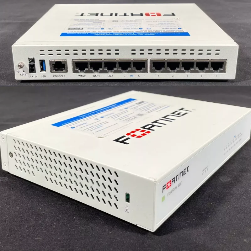 Фото Новый межсетевой экран FortiGate FG-60F нового поколения для предприятий, 10 портов, пропускная способность 10 Гбит/с, 1U, для установки в стойку, в наличии №4