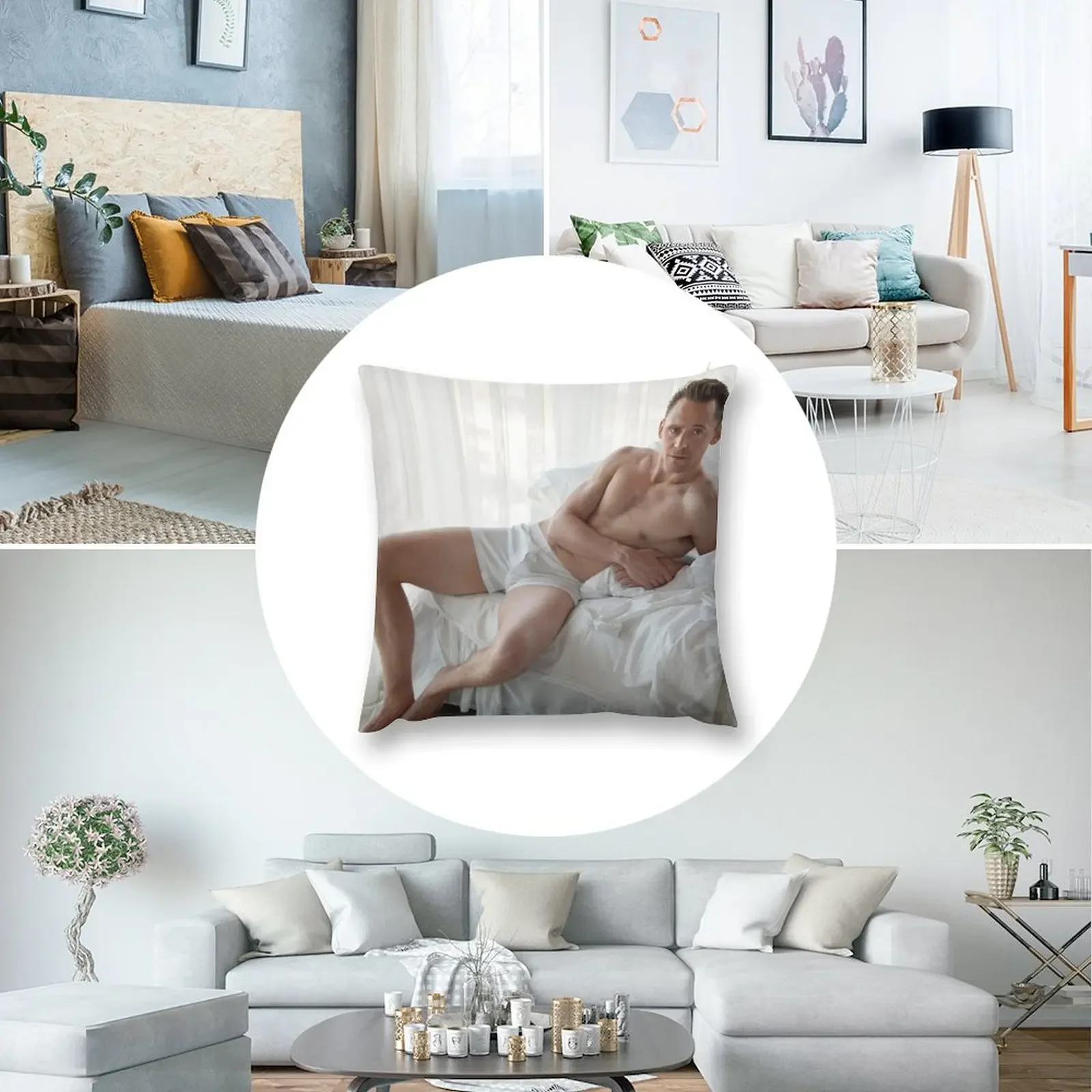 Декоративная подушка Tom Hiddleston рождественские украшения для дома 2021 декоративные