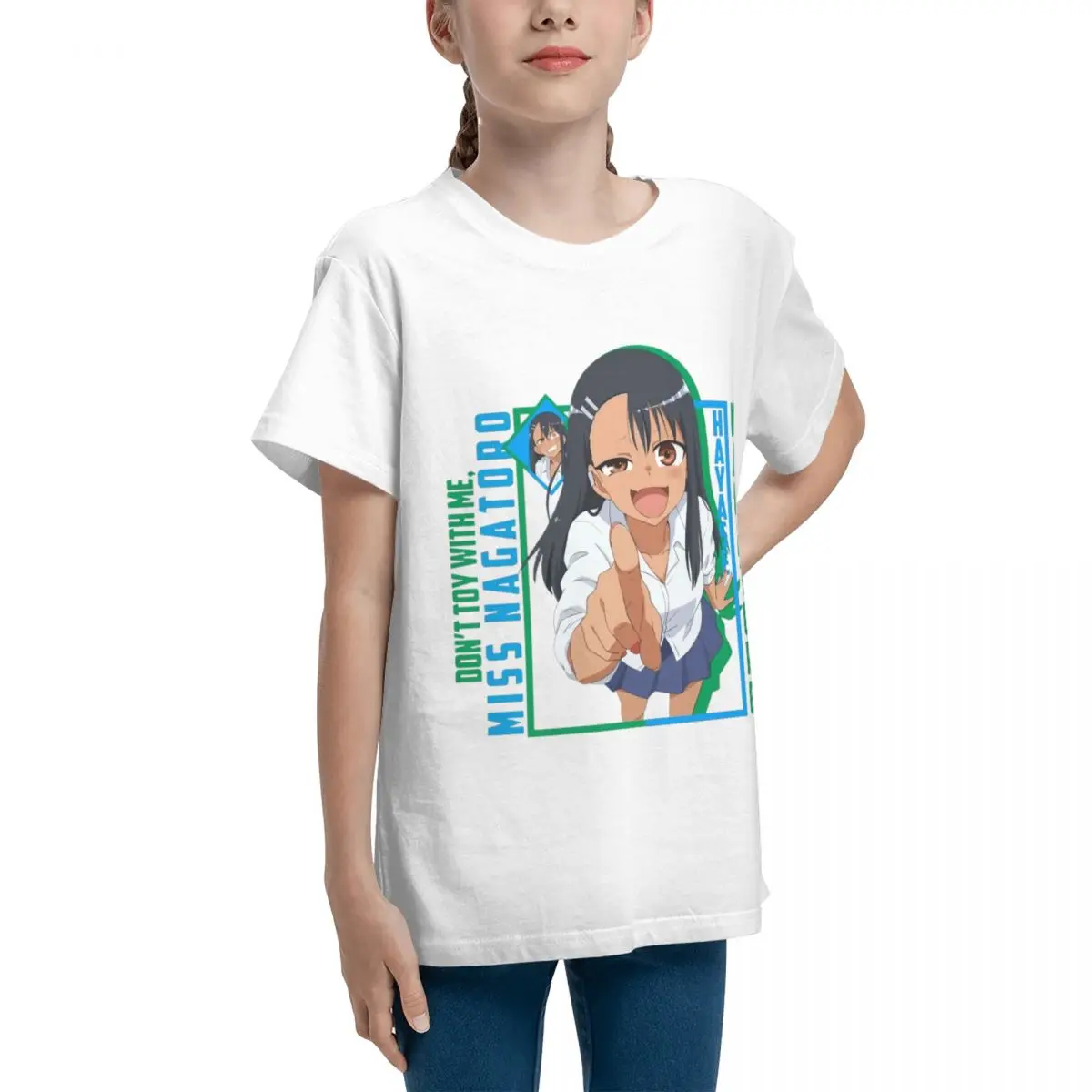 Футболка с коротким рукавом и надписью Don T Toy With Me Miss Nagatoro Hayase Teeanger