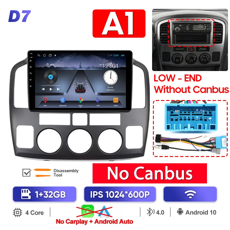 

QSZN для SUZUKI GRAND VITARA XL-7 2001-2006 Android 13, автомобильный радиоприемник, мультимедийный видеоплеер, GPS CarPlay, авто головное устройство, навигация