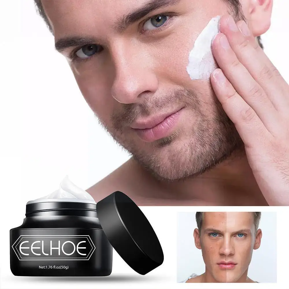 

50g Men's Face Cream Concealer Acne BB Cream Liquid Foundation Control X4F0
