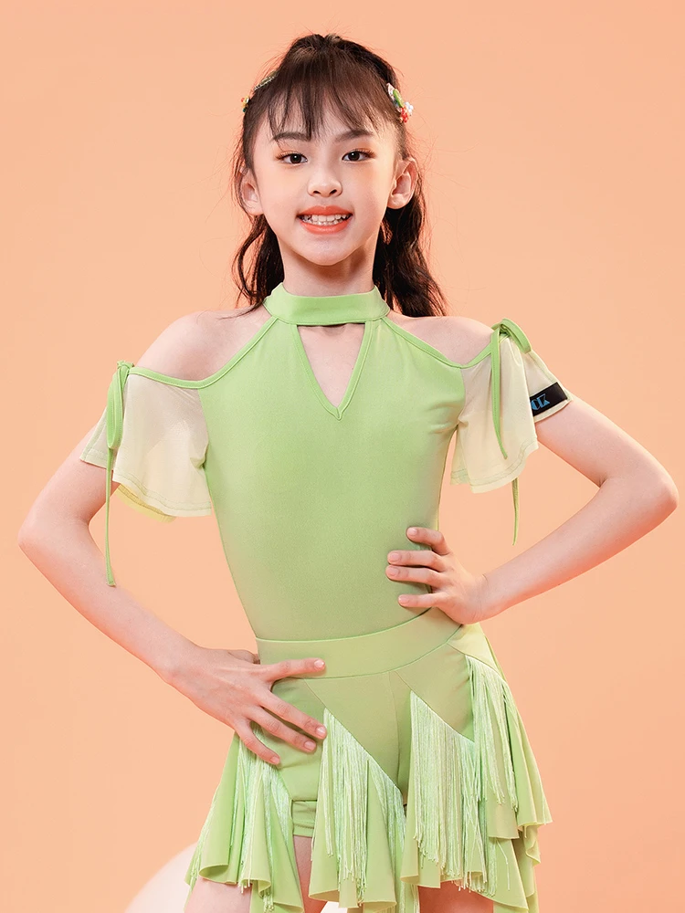 Тренировочная одежда для латиноамериканских танцев комбинезон тренировок румбы