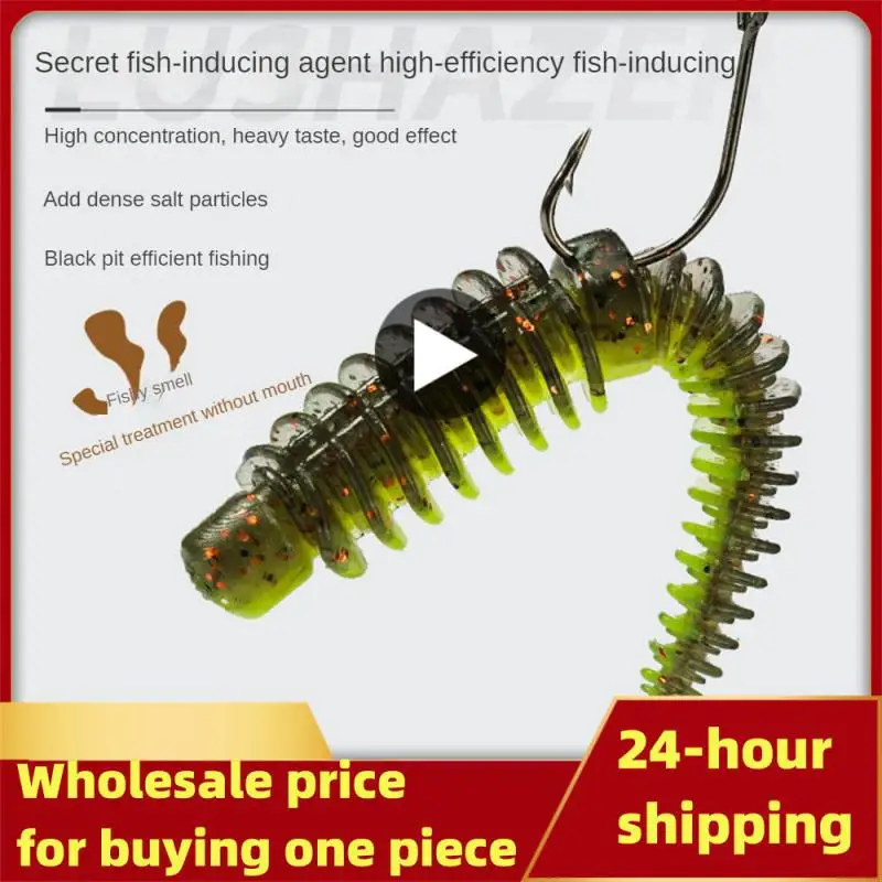 

Realistic Floating Water Light Dance Worm Simulation Earthworm Luya Lure With Salt And Fishy Smell Fishing Lures Lifelike