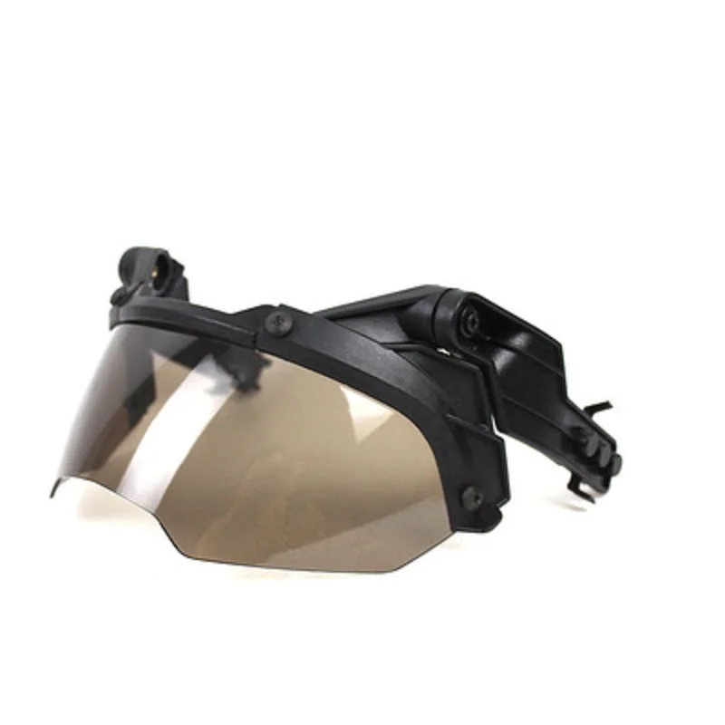 

Hot Outdoor Tactical Helmet Flip OP Goggles Riot Lens CS Wargame Protective Mask for MICH Fast Helmet Windproof Goggles