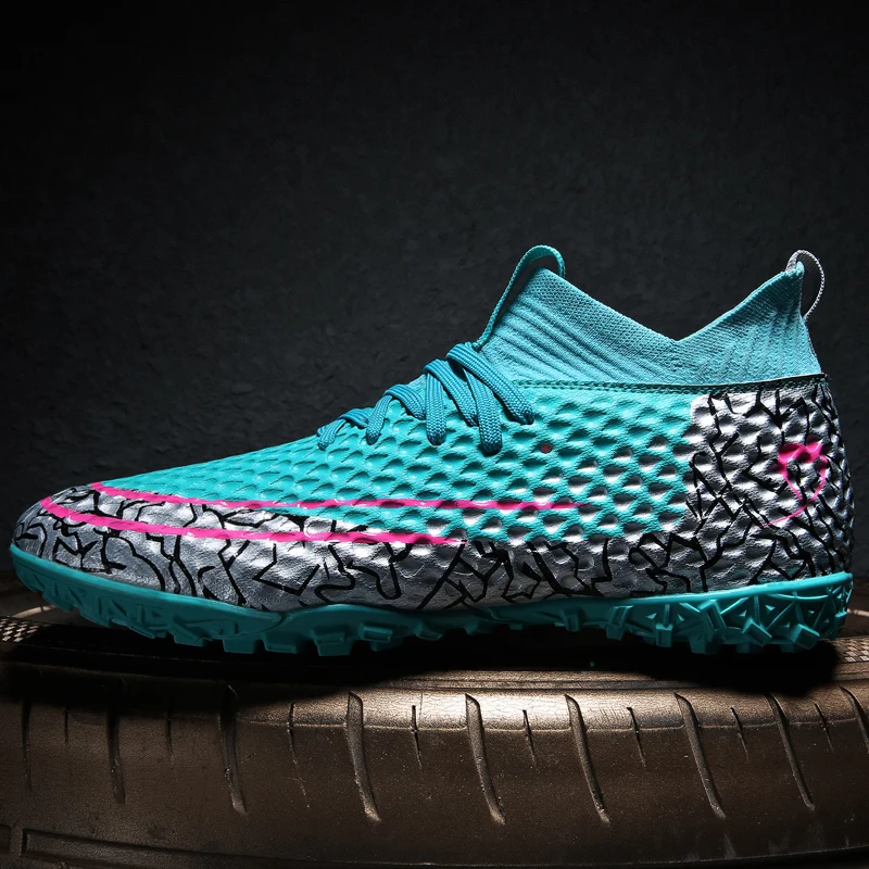 2020 New Men's Football Shoes High Socks Football Shoes TF/FG Men's Sports Shoes Indoor Sports Shoes Sports Shoes Futsal Club