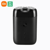xiaomi mijia electric shaver s100 rotating double head compact portable full body washing rechargeable shaver