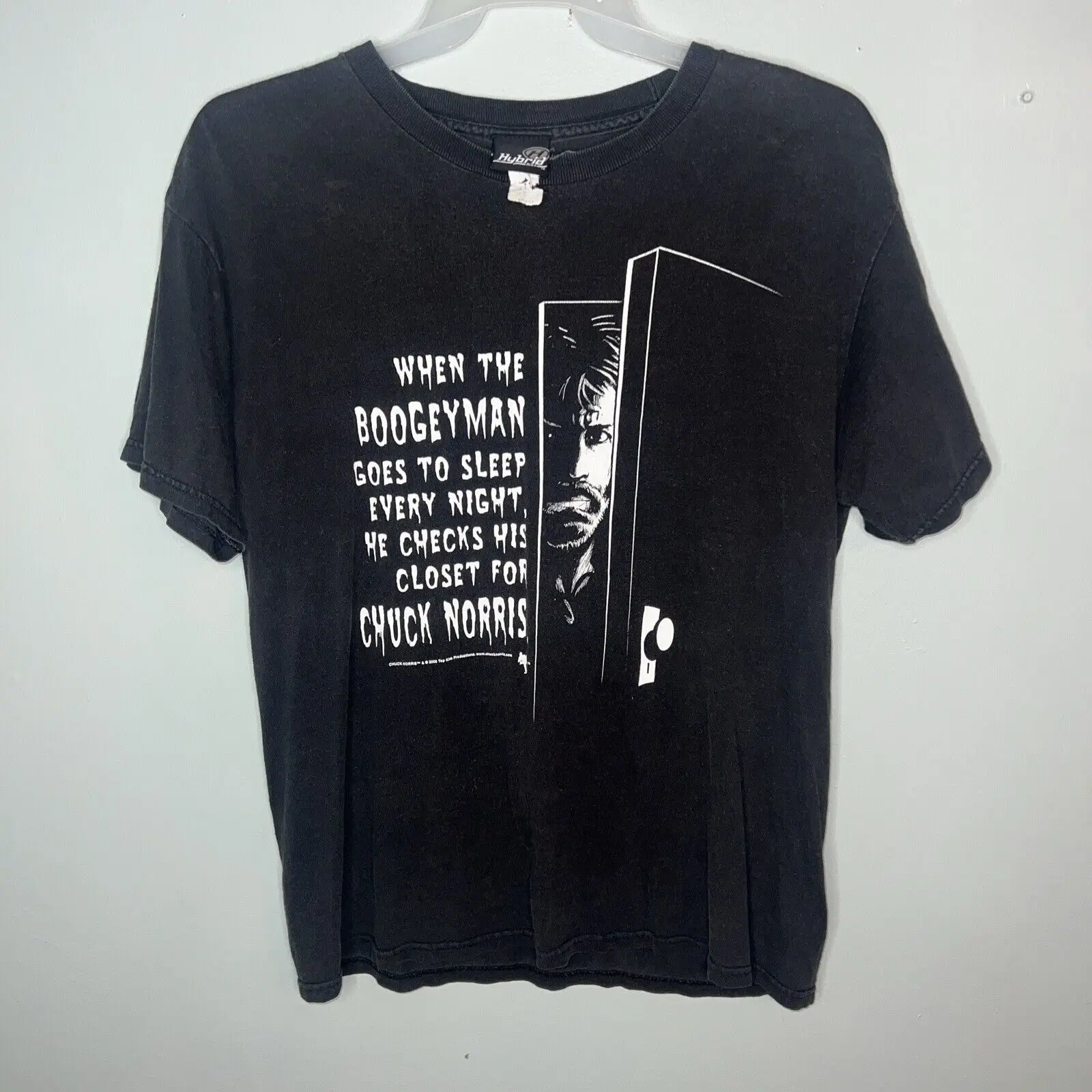 Гибридная футболка с маркировкой патрона Норриса большого размера 2008 длинные