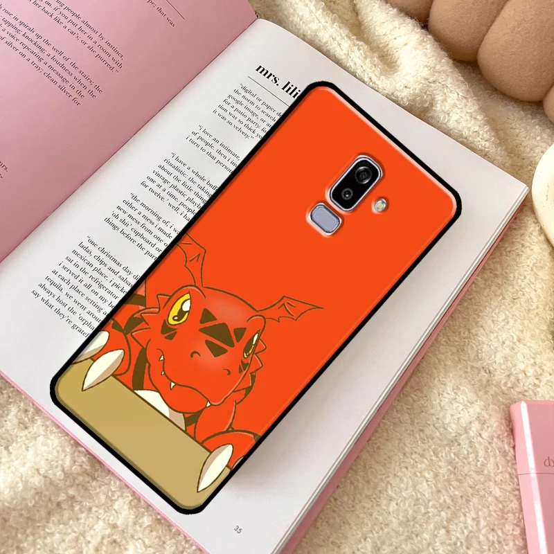 Японский аниме Digimon чехол для телефона Samsung Galaxy J6 J4 Plus A6 A7 A8 A9 J8 2018 A3 A5 J1 2016 J3 J7 J5 2017 |