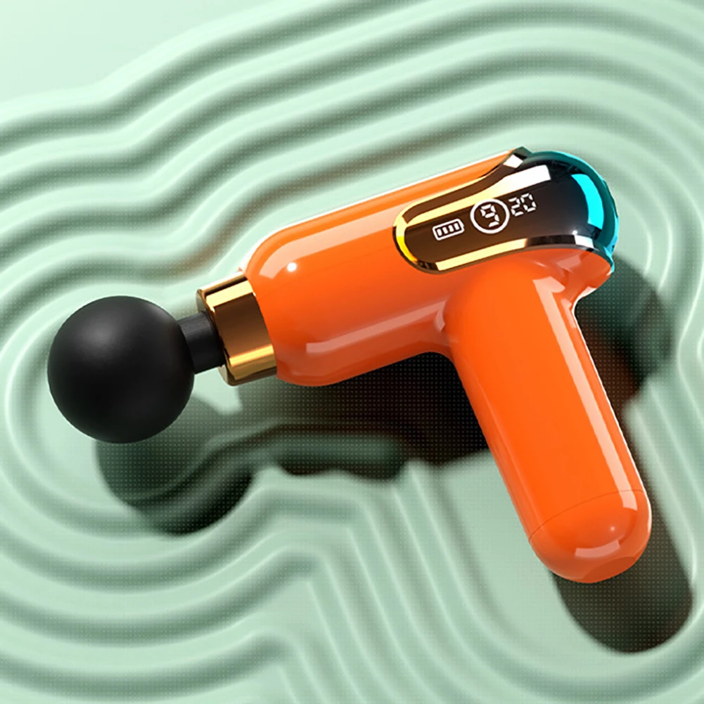 

Электрический пистолет Fascia, портативный Вибрационный Массажный пистолет для облегчения боли со сменной головкой, интеллектуальное отключение питания для расслабления мышц