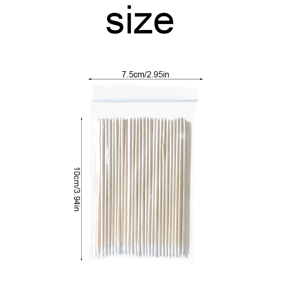 1/2/3/4/5/6 шт./упаковка тонкие ватные палочки