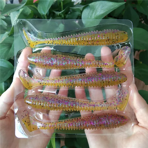 Мягкая приманка черви рыболовные Noeby, силиконовые, 12 см, 13 г, воблеры с блестками, для ловли карпа, окуня, два цвета
