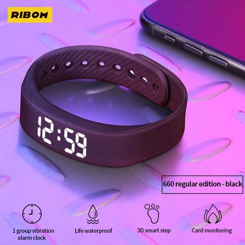 

Smart Wristband IP65 Waterproof Men Women Sport Fitness Bracelet LED Activity Sleep Tracker Bracelet Passometer Smart Watch
