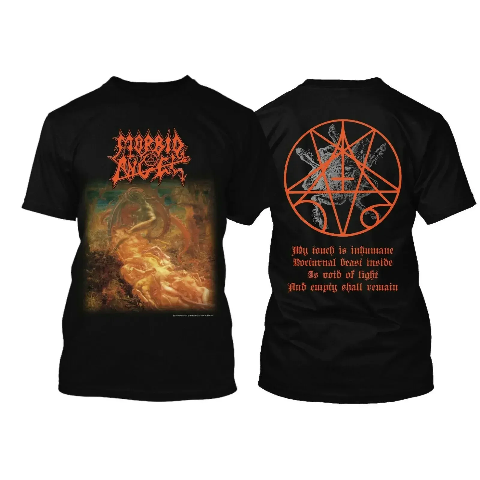 Рубашка с надписью Morbid Angel