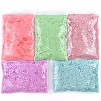 50gbag mixed holographic nail glitter sparkly paillette multi colors chunky sequins flakes for manicure nails art decoration hj