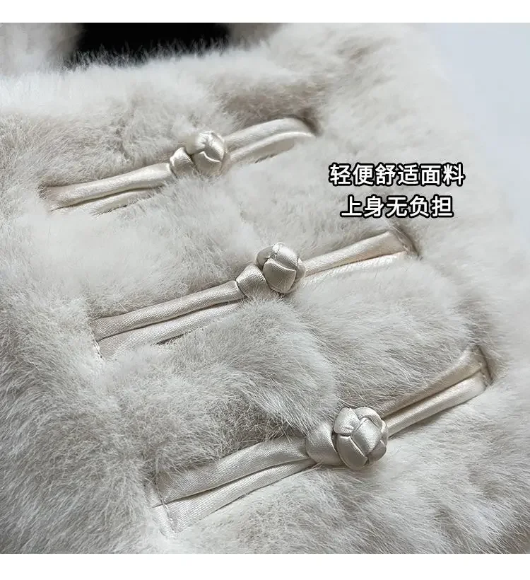 Популярная женская сумка-ведро на цепочке одно плечо новинка 2024 плюшевые