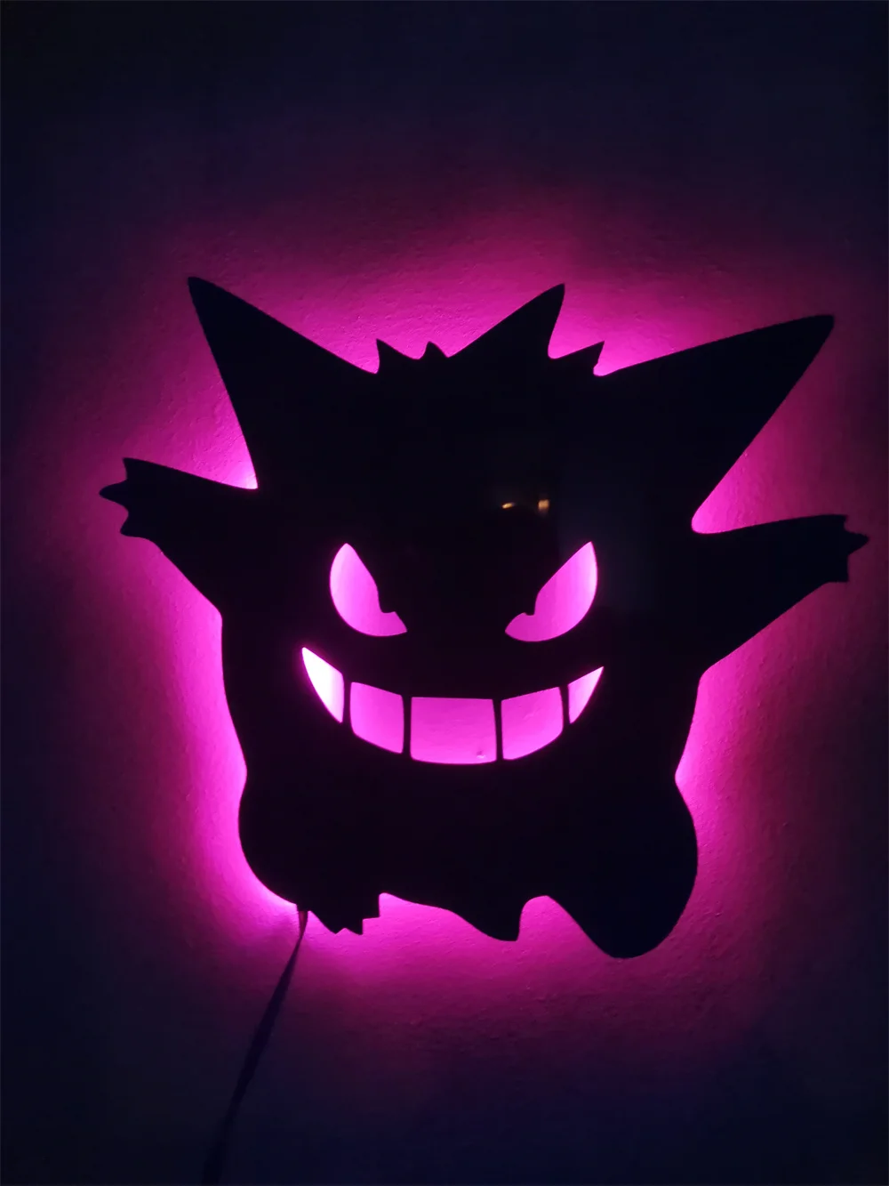 

Wall Light for Game Room Wall Decor Anime Ghost Neon Light Sign Gaming Room Decor, Japanese Cartoon LED Light for Dorm Bedroom