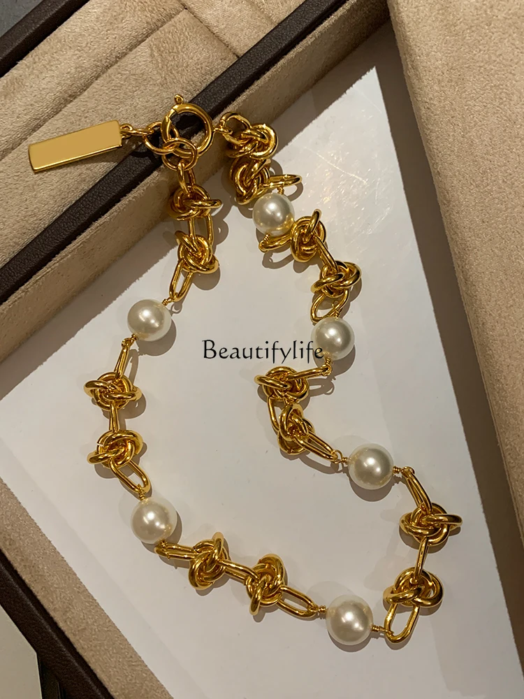 Жемчуг с узлом из французского металла усовершенствованная нишевая конструкция