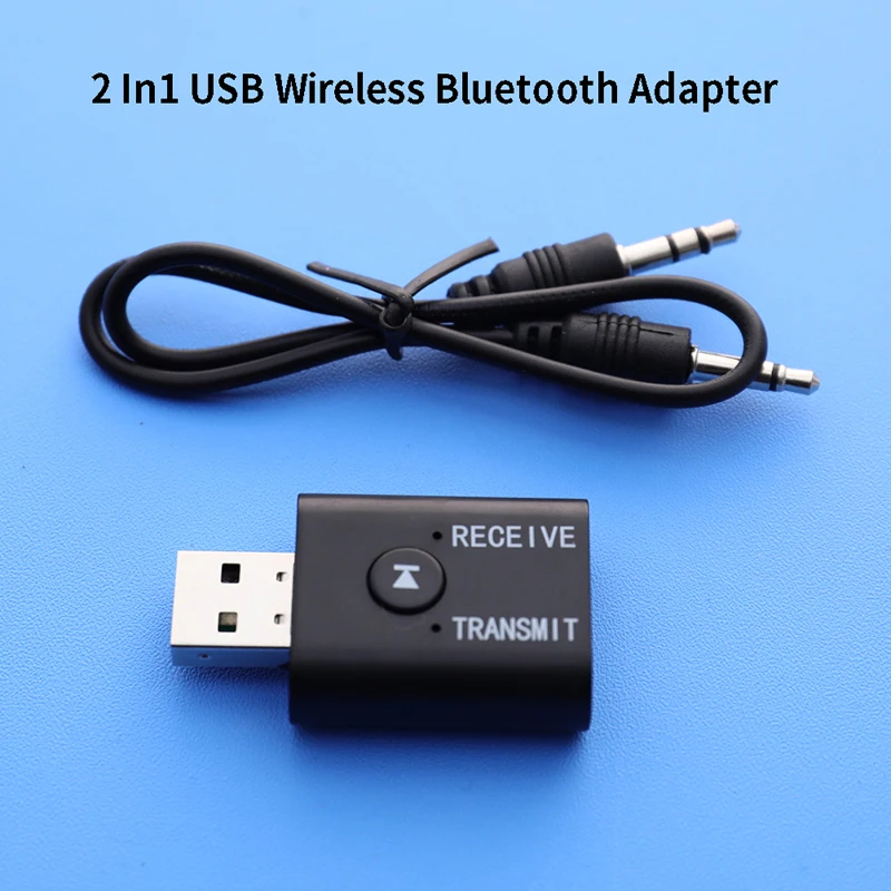 

2 в 1 USB беспроводной Bluetooth адаптер 5,0 передатчик Bluetooth для компьютера телевизора ноутбука динамика гарнитуры адаптер Bluetooth приемник