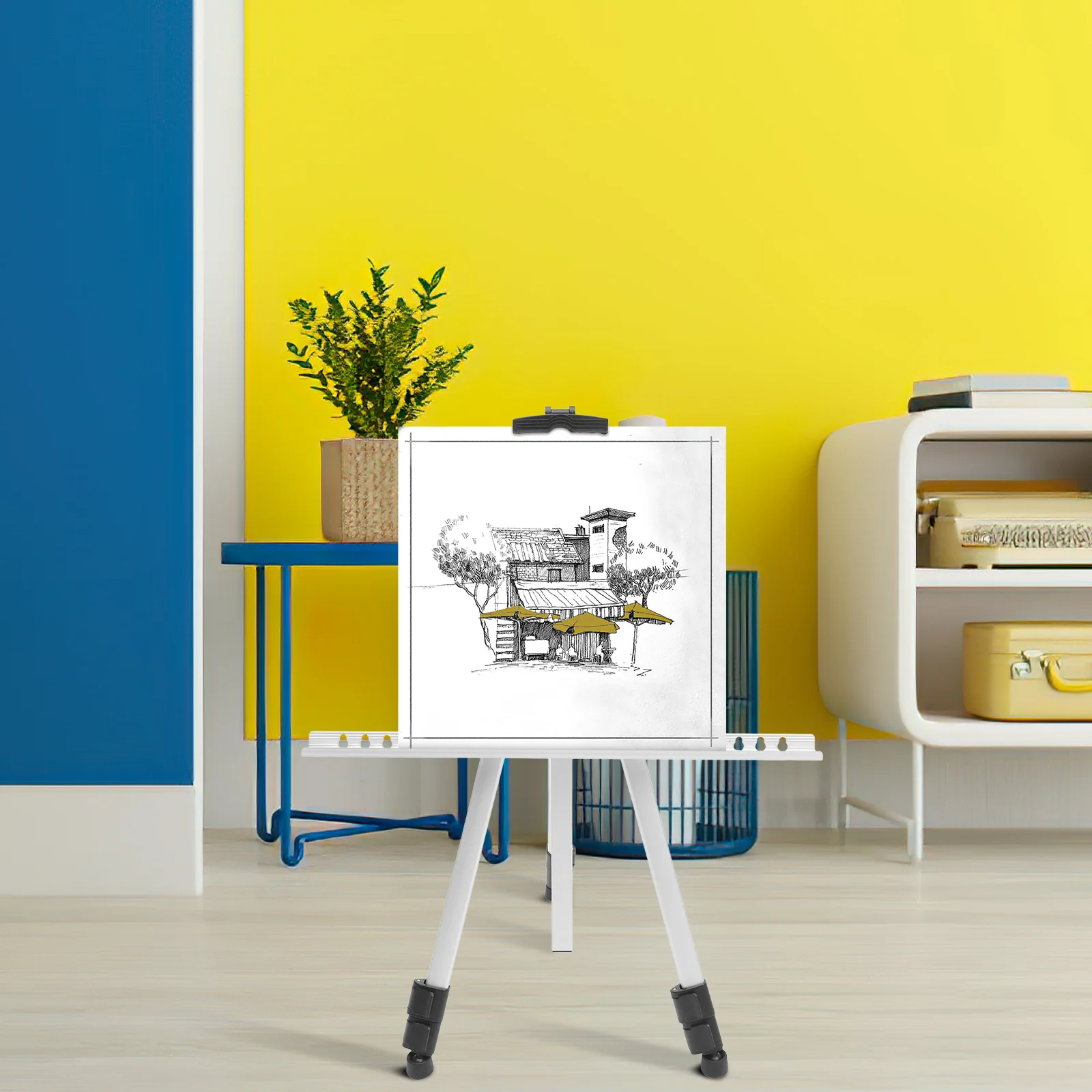 Складной мольберт картина Стенд для дисплея Штатив пола белая доска постера дома