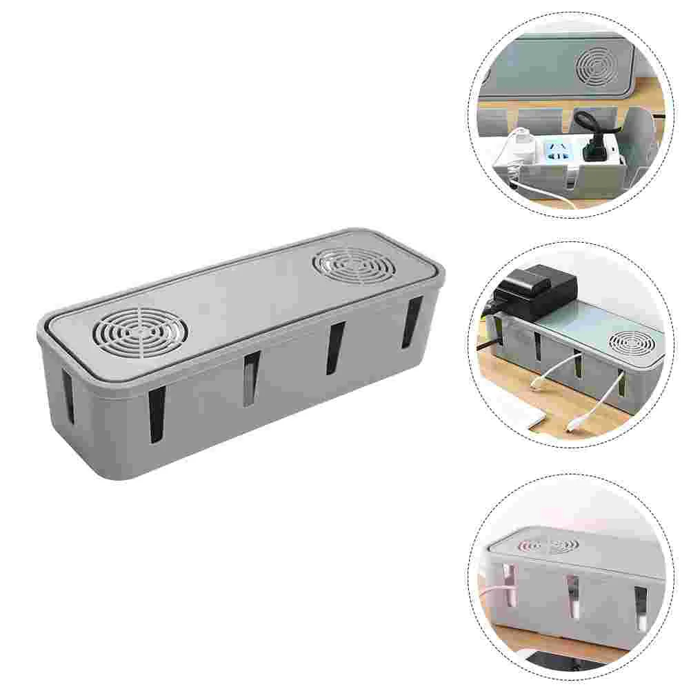 

1Pc Cord Hider Box Power Cord Cover Box Power Cord Organizer Cable Storage System Cable Storage Box Organizer