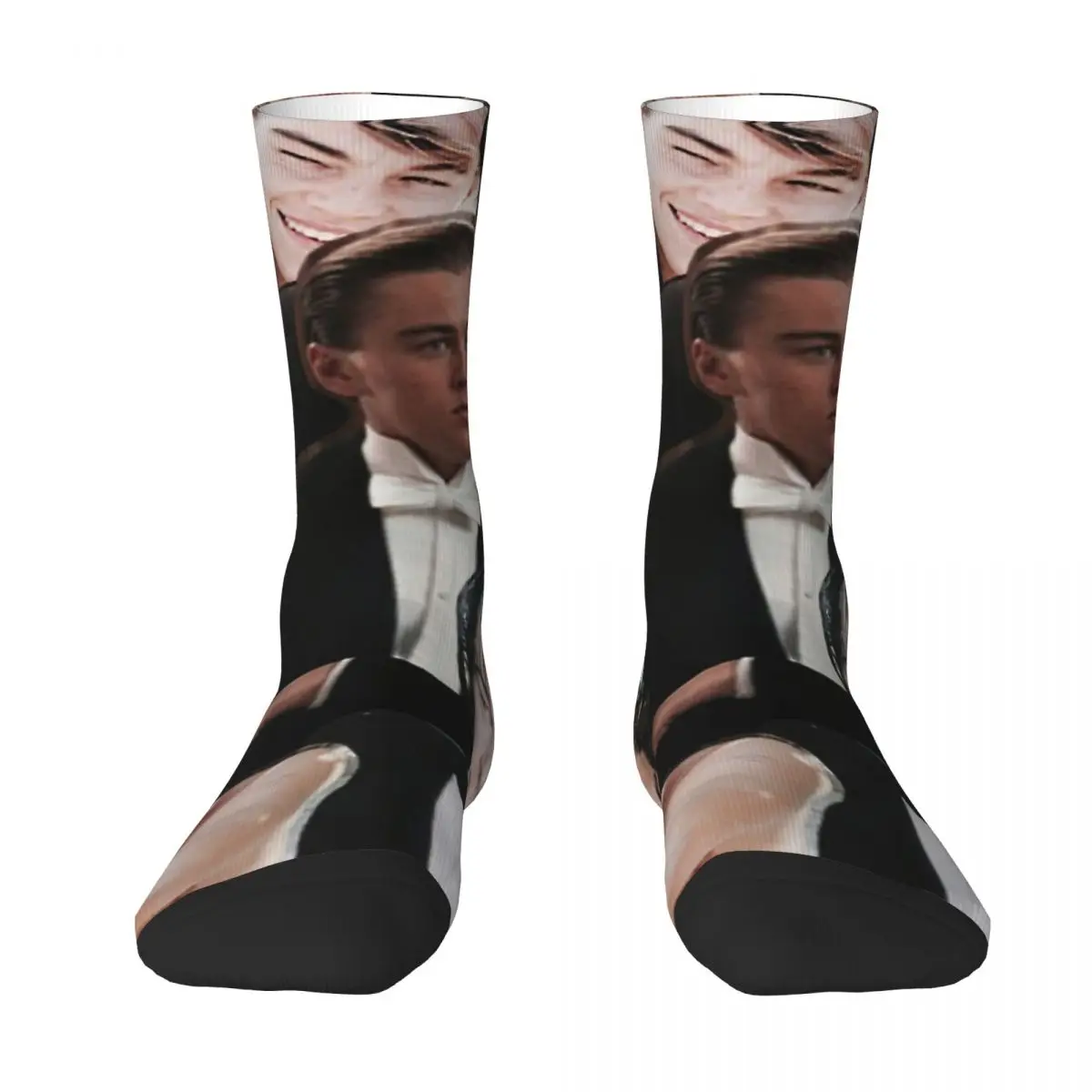 Leonardo Dicaprio Collage Adult Socks,Unisex socks,men Socks women Socks
