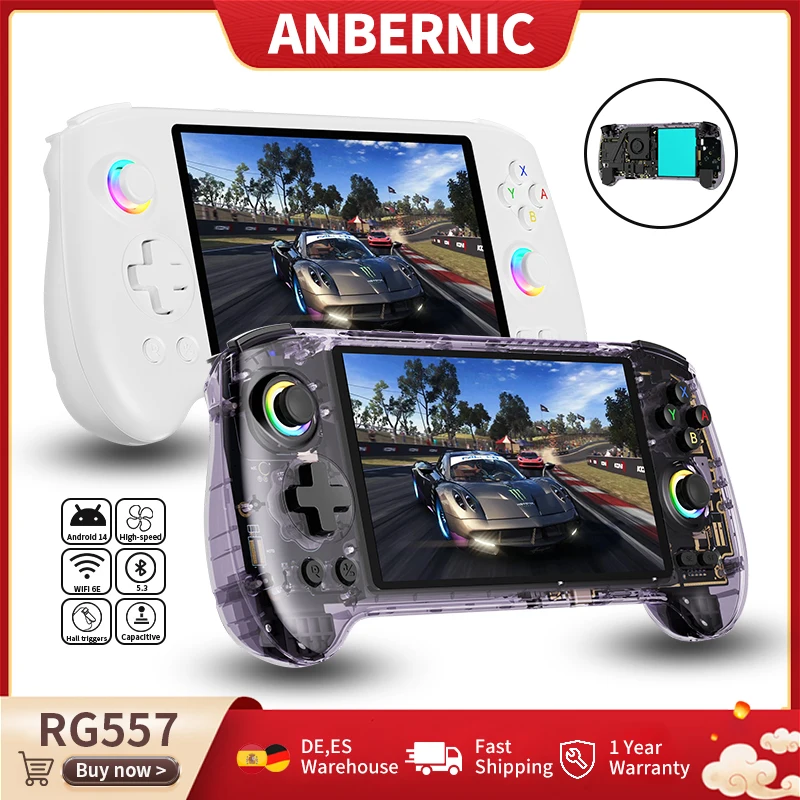 Anbernic RG557 Handheld Game Console 5.48
