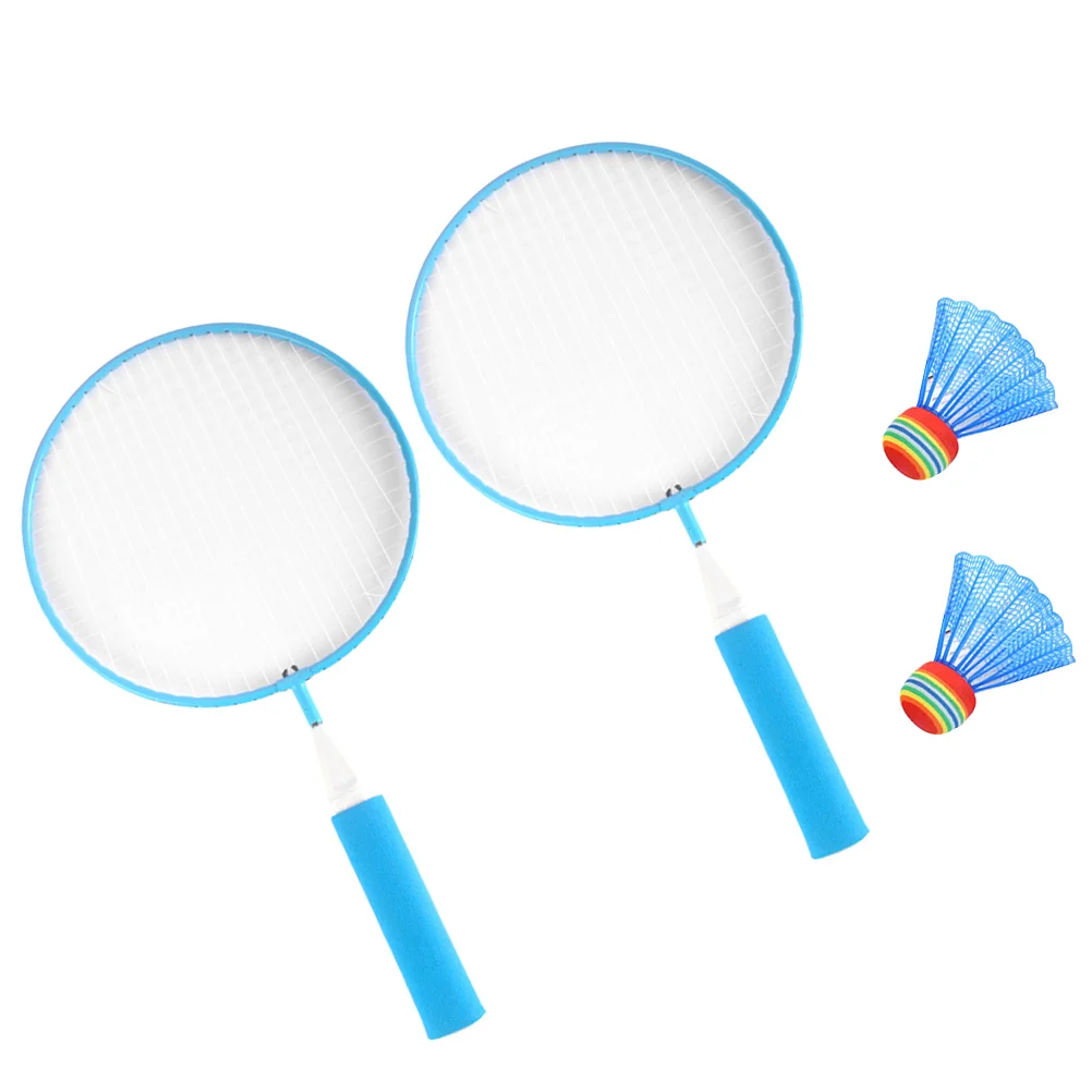 

4 Pcs Toys Children Kids Supplies Badminton Racket Balls Sports Playset Childrens