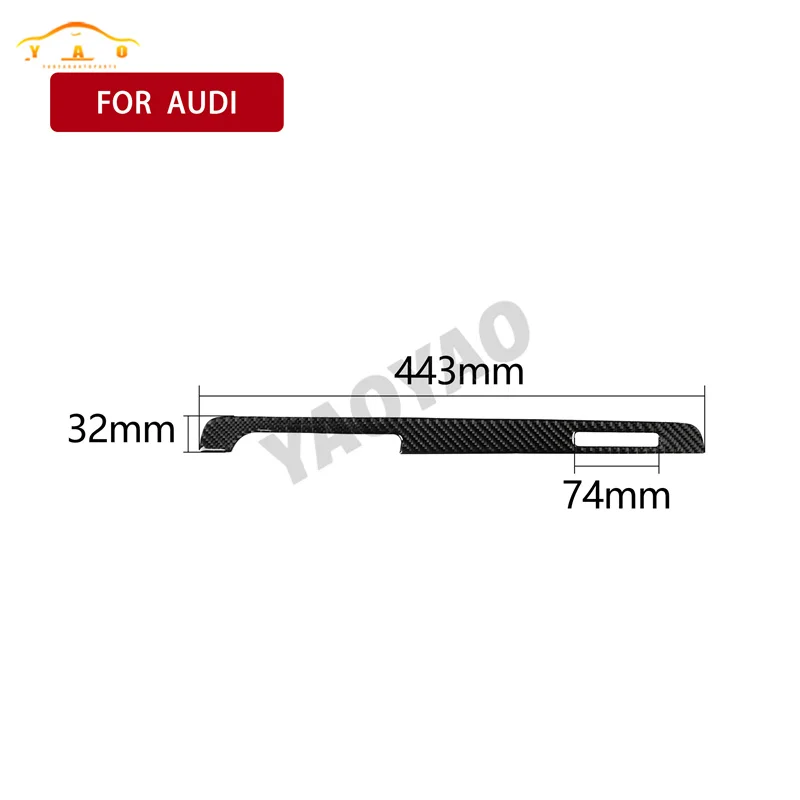 Углеродное волокно для Audi TT 8N 8J MK123 TTRS 2008-2014, приборная панель, панель второй пилот, декоративная накладка, наклейка, аксессуары для интерьера (art.: 3920ce2bf4b47) - 3920ce2bf4b47