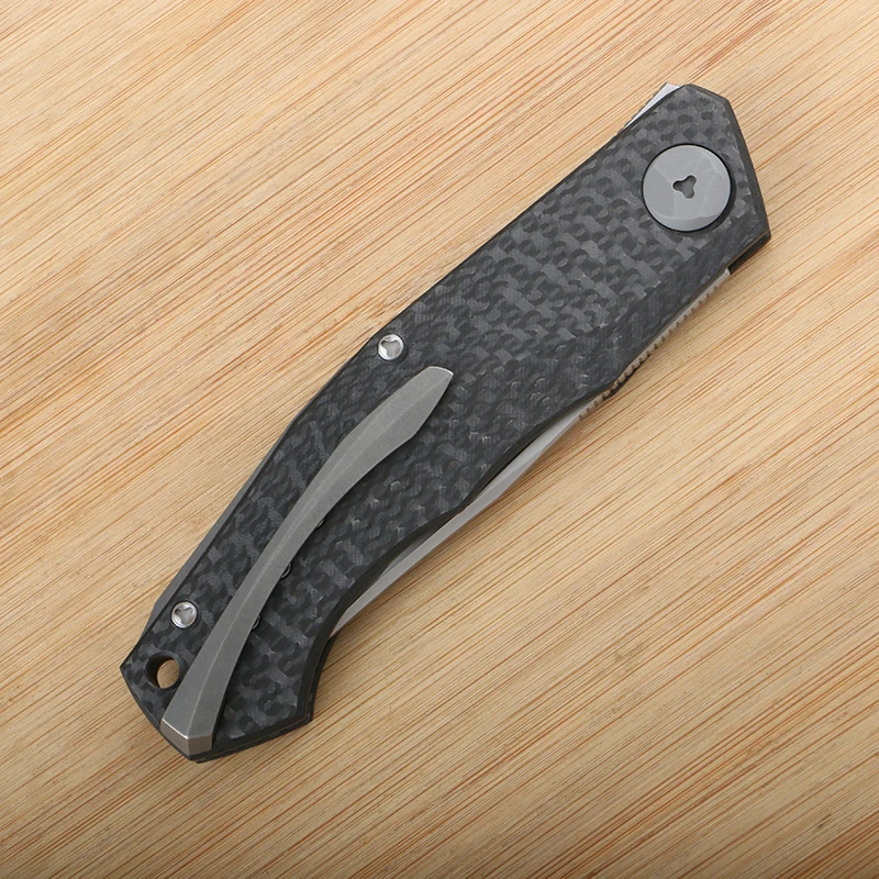 зеленый шип PERO складной нож VG10 лезвие + углеродное волокно ручка полевой