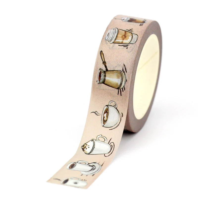 

Декоративная канцелярская лента GREATHOPE WASHI TAPE 10 м