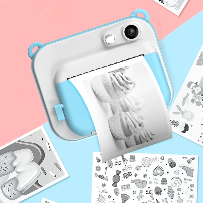 

Selfie Kids Instant Print Camera DIY Printting Digital Photo Camera For Children Girl's Boy's Birthday Toy Gift Present #R30