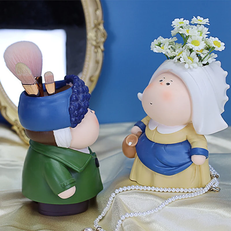 Мультяшный персонаж смола украшение для рабочего стола спальни