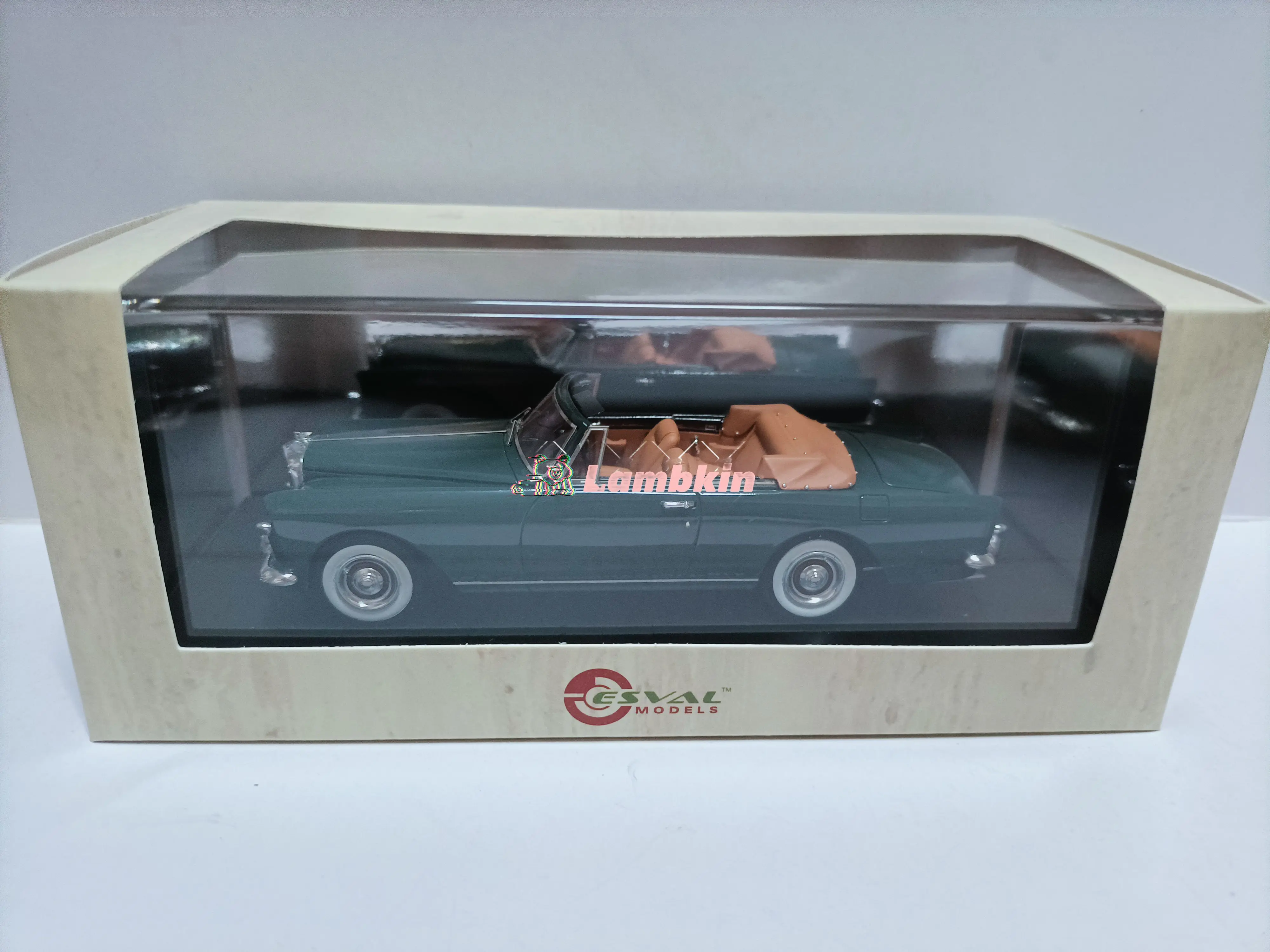 Esval 1/43 Bentley S2 Pard Ward 1962 темно-зеленый Континентальный Кабриолет Коллекционная