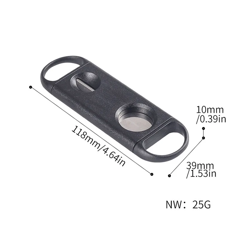 Резак для сигар корпус из АБС-пластика нержавеющая сталь V-образная форма острое