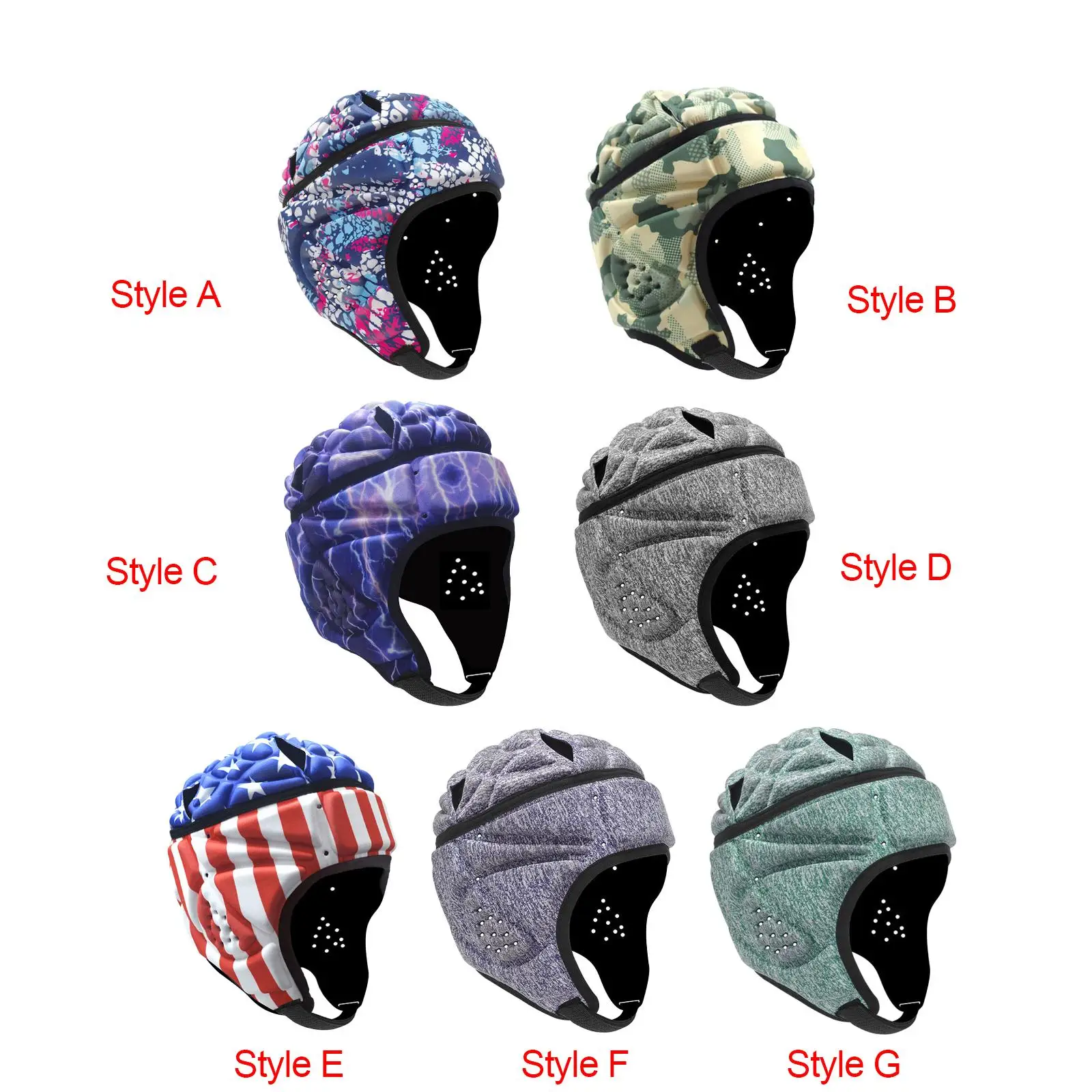 Детский шлем для регби защита головы регулируемая кепка Scrum футбольный